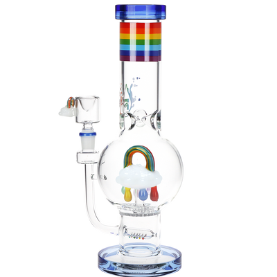Pulsar Acid Rainbows Bubble Bong | Back View