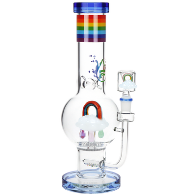 Pulsar Acid Rainbows Bubble Bong | Front View