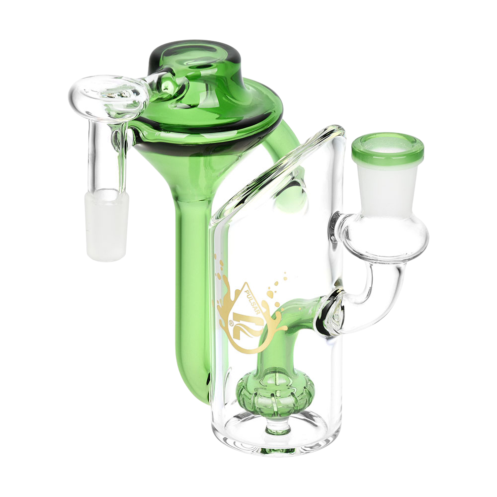 Pulsar Alchemist Recycler Ash Catcher | 90 Degree | Green