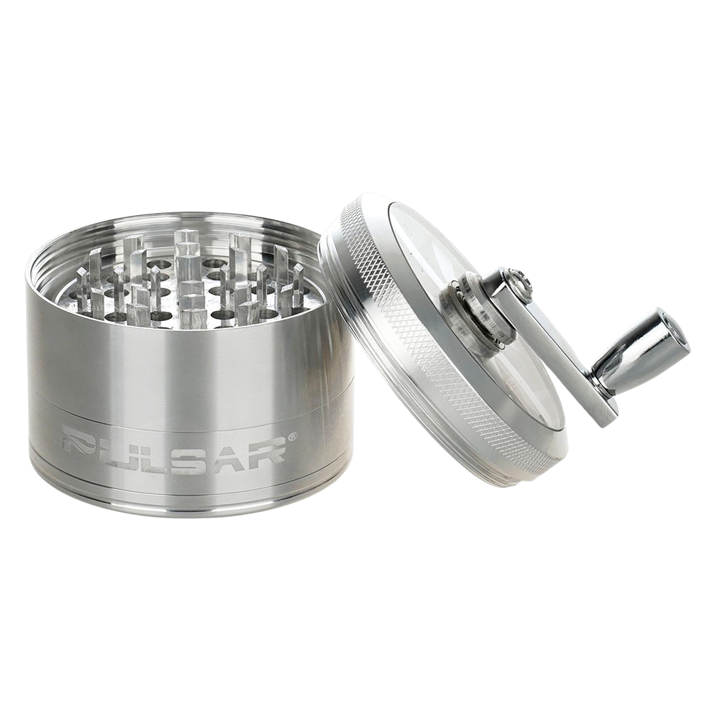 Pulsar Aluminum Crank Grinder | Silver