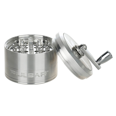 Pulsar Aluminum Crank Grinder | Silver