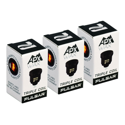 Pulsar APX Wax V3 Replacement Triple Quartz Coil Atomizer | 3 Coils