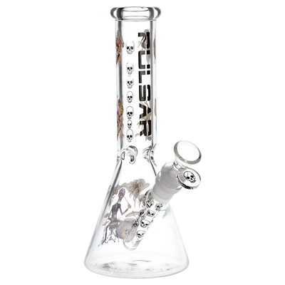 Pulsar Band of Bones Beaker Bong | Front View