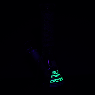 Pulsar Betty Cake Beaker Bong | Glow In The Dark Accents