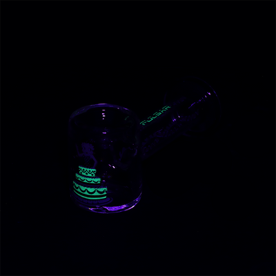 Pulsar Betty Cake Hand Pipe | Glow In The Dark Accents