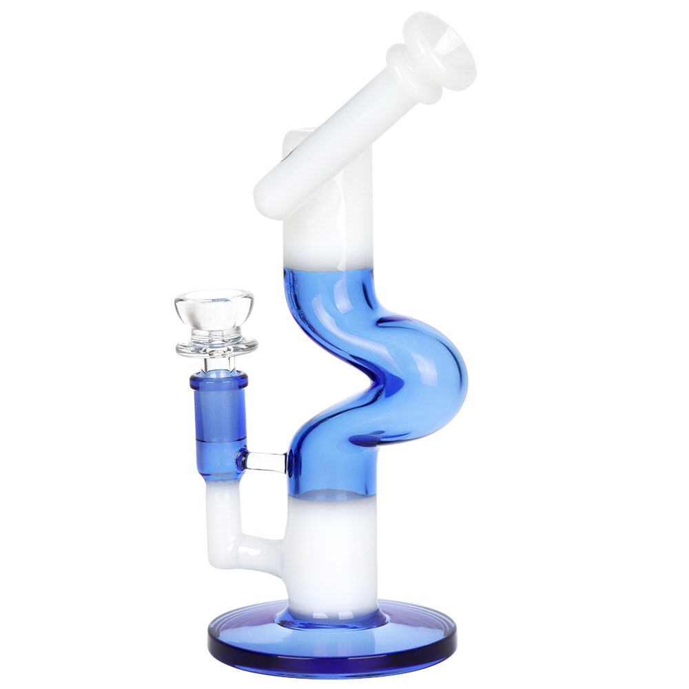 Pulsar Bicolor U-Bend Tube Bong | Back View