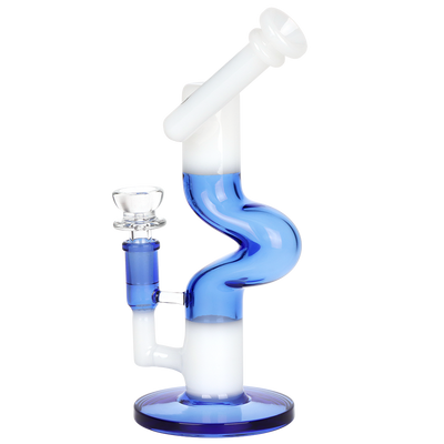 Pulsar Bicolor U-Bend Tube Bong | Back View