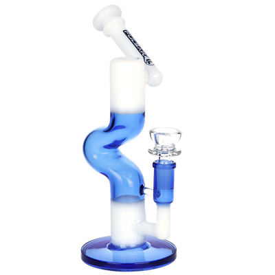 Pulsar Bicolor U-Bend Tube Bong | Front View
