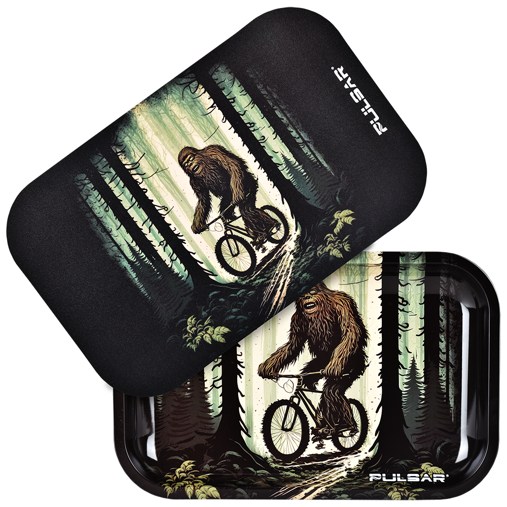 Pulsar Metal Rolling Tray & Lid | Bigfoot Rides Again