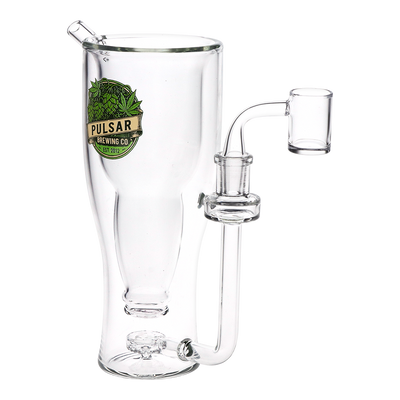 Pulsar Brewing Co Beer Mug Dab Rig | Front View