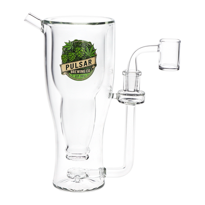 Pulsar Brewing Co Beer Mug Dab Rig | Side View
