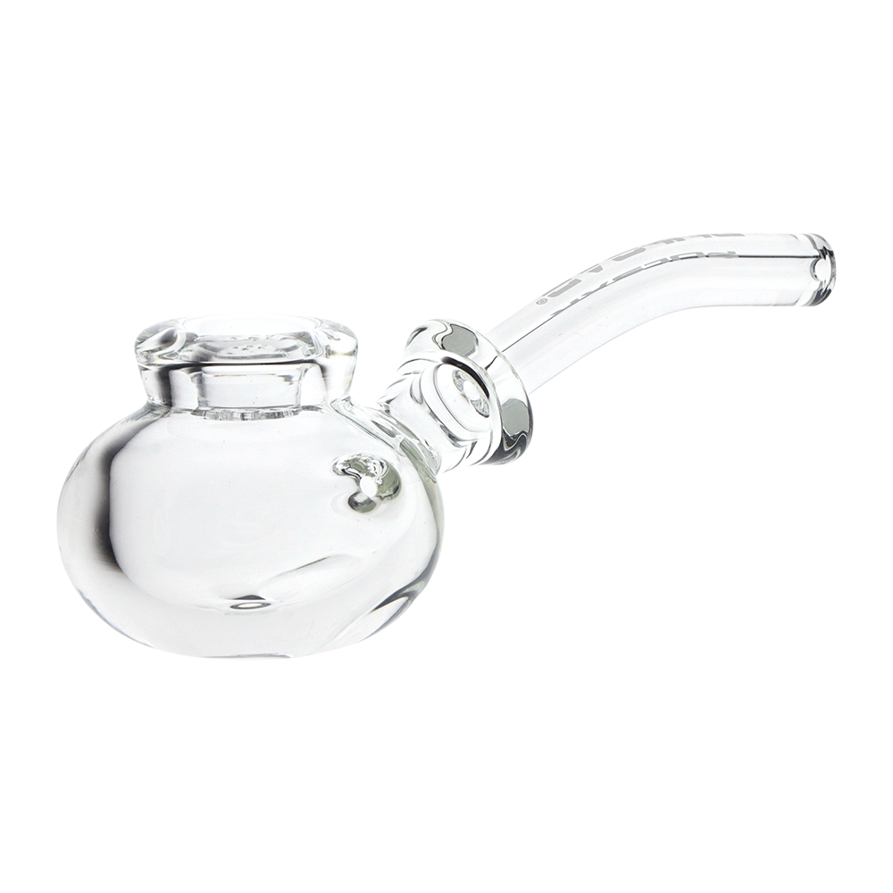 Pulsar Buxom Sherlock Hand Pipe | Side View with Carb Hole