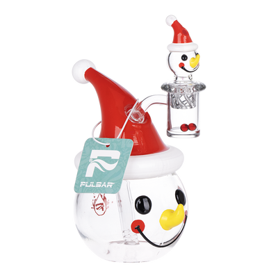 Pulsar Chill Snowman Dab Rig Set | Front View