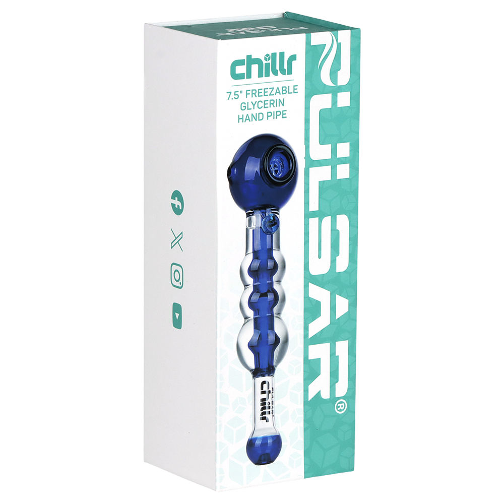 Pulsar Chillr Glycerin Hand Pipe | Packaging Front View