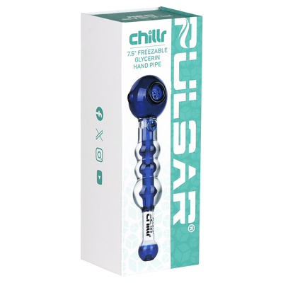 Pulsar Chillr Glycerin Hand Pipe | Packaging Front View