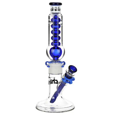 Pulsar Chillr Glycerin Straight Tube Bong | Front View