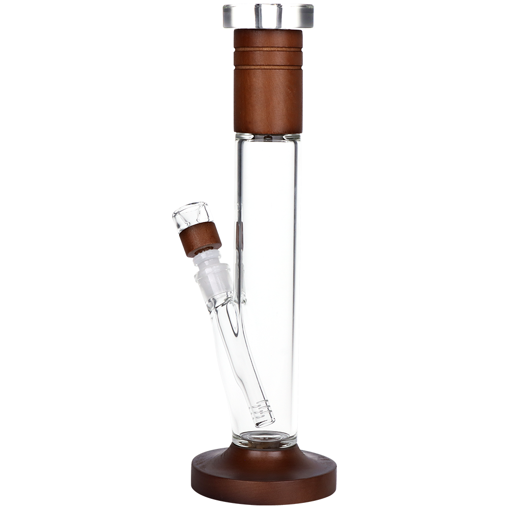 Pulsar Coalescence Straight Tube Bong | Back View