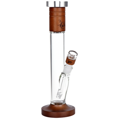 Pulsar Coalescence Straight Tube Bong | Front View