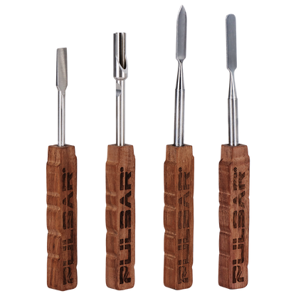 Pulsar Coalescence Wooden Dab Tool Set | Group View