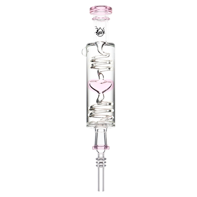 Pulsar Cold Hearted Glycerin Dab Straw | Pink