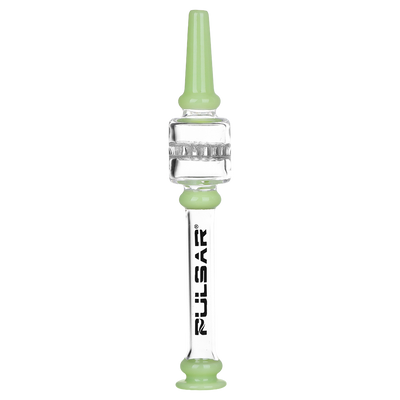 Pulsar Color Block Honeycomb Diffuser Dab Straw | Light Green