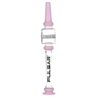 Pulsar Color Block Honeycomb Diffuser Dab Straw | Pink