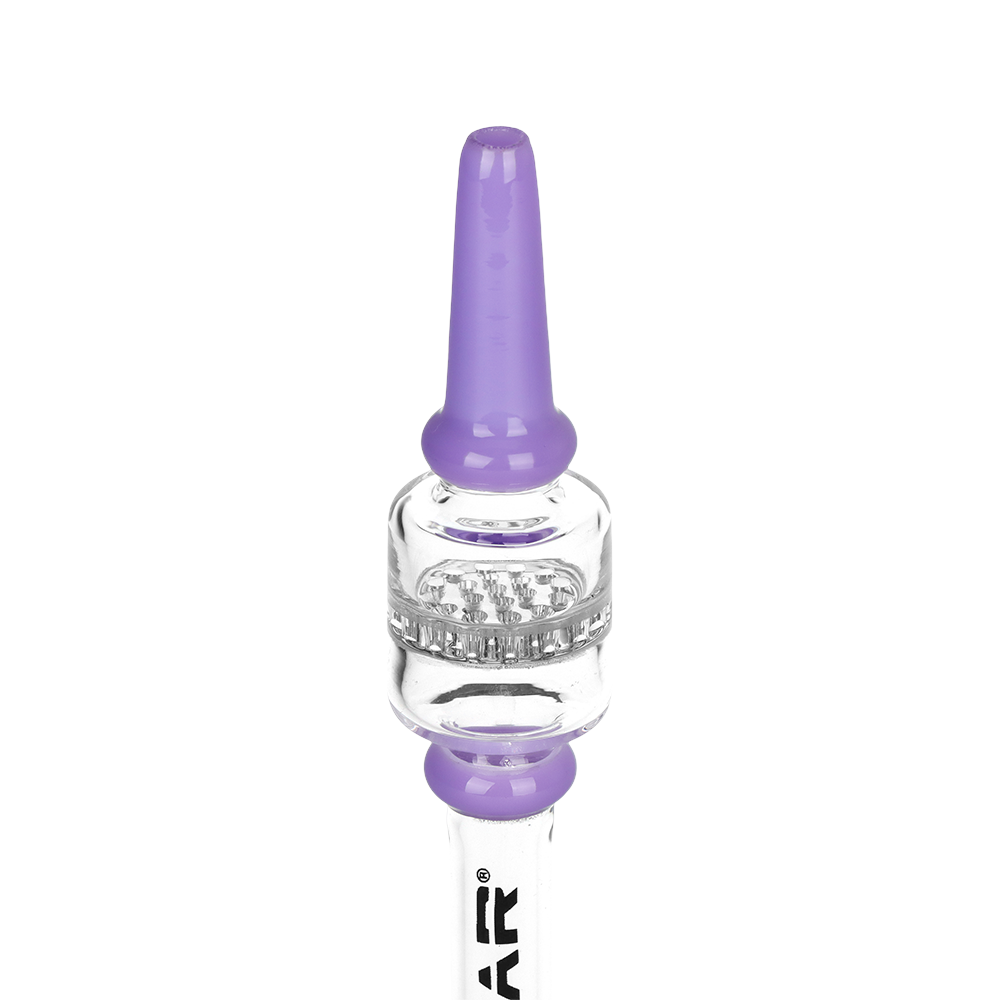 Pulsar Color Block Honeycomb Diffuser Dab Straw | Tip Close View
