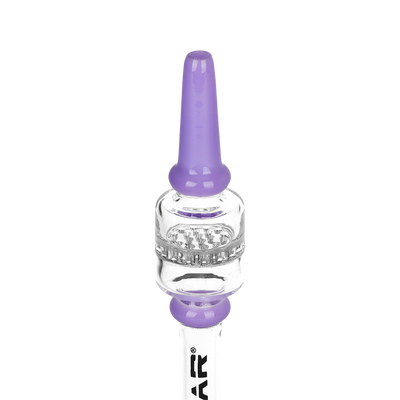 Pulsar Color Block Honeycomb Diffuser Dab Straw | Tip Close View
