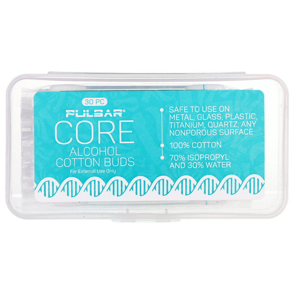 Pulsar CORE Alcohol Filled Cotton Buds | 30 Piece Container