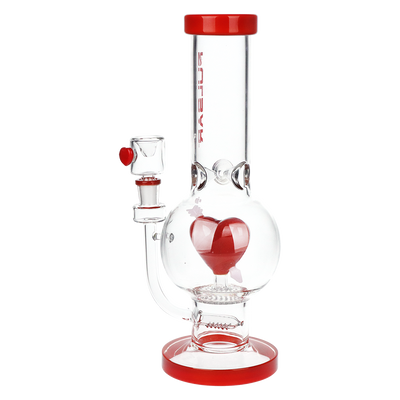 Pulsar Cupid's Heart Bubble Bong | Back View