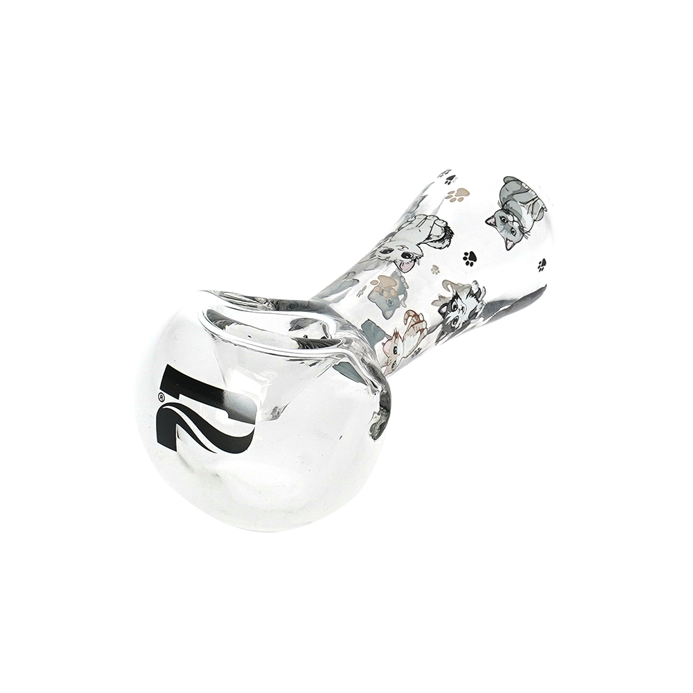 Pulsar Cute Kitties Spoon Pipe | Front View