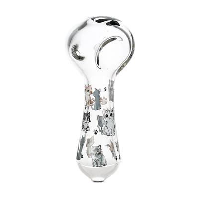 Pulsar Cute Kitties Spoon Pipe | Top View