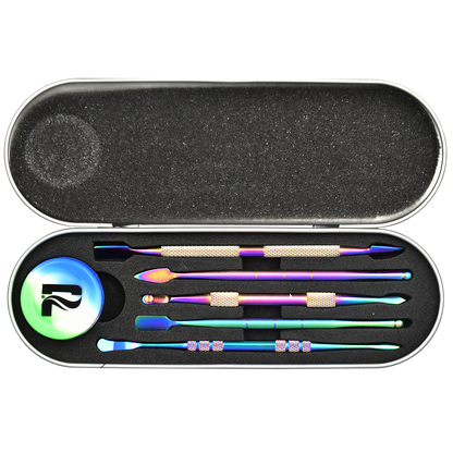 Pulsar Dab Tool Set | Rainbow | Travel Case