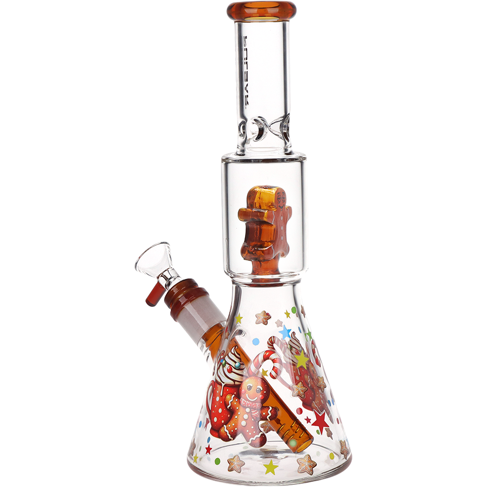 Pulsar Dazed & Delicious Gingerbread Beaker Bong | Back View