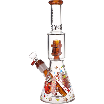 Pulsar Dazed & Delicious Gingerbread Beaker Bong | Back View