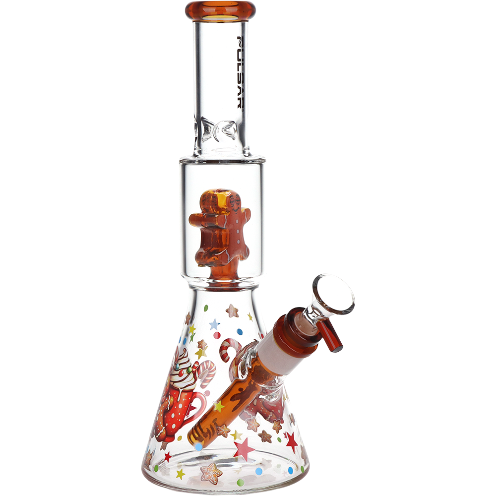 Pulsar Dazed & Delicious Gingerbread Beaker Bong | Front View