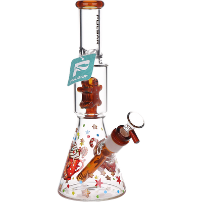 Pulsar Dazed & Delicious Gingerbread Beaker Bong | Front View