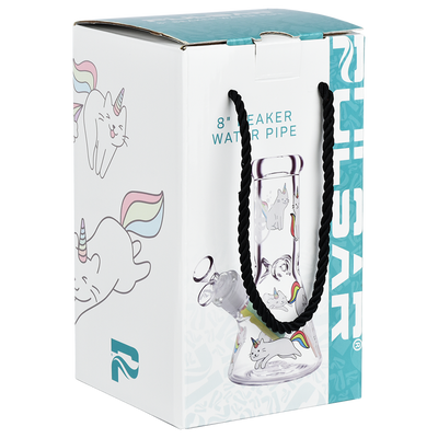 Pulsar Design Series Beaker Bong | Caticorns | Gift Box Packaging