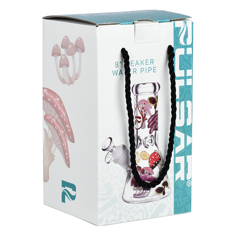 Pulsar Design Series Beaker Bong | Eat Me | Gift Box Packaging