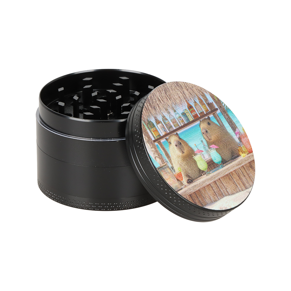 Pulsar Design Series Smoker's Kit | Capybara Cabana | 4 Piece Grinder