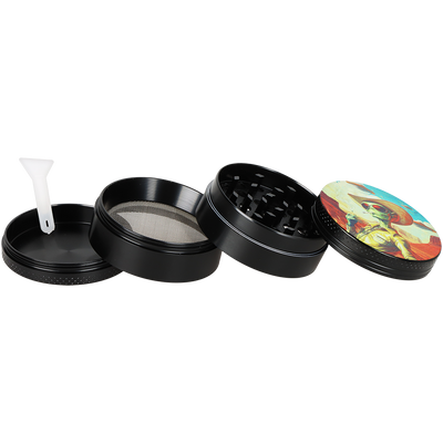 Pulsar Design Series Smoker's Kit | Cowboy Alien | 4 Piece Grinder
