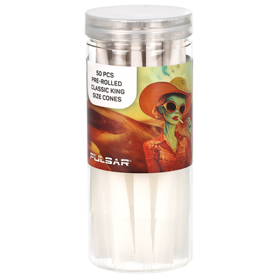Pulsar Design Series Smoker's Kit | Cowboy Alien | King Size Pre-Rolled Cones