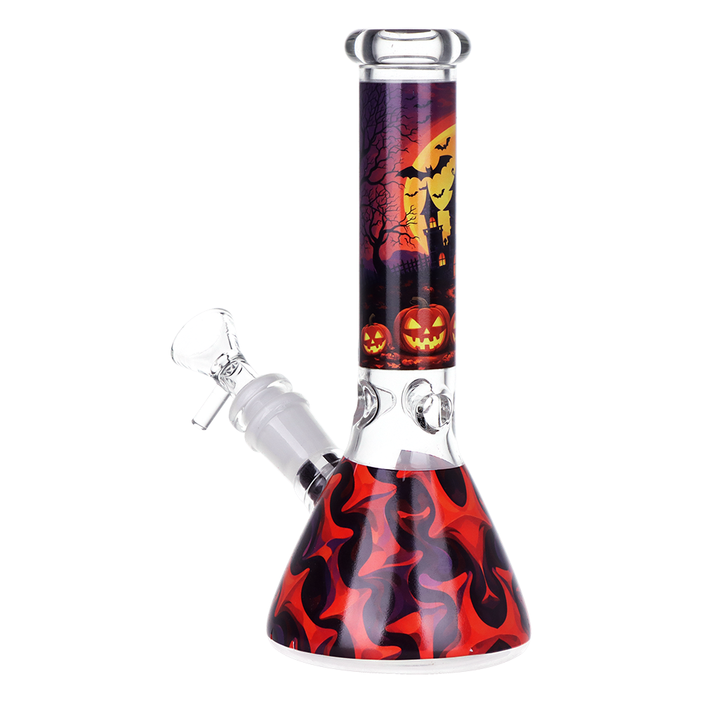 Pulsar Design Series Smoker's Kit | Haunted House | Beaker Bong Back View