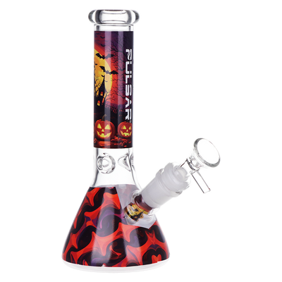 Pulsar Design Series Smoker's Kit | Haunted House | Beaker Bong Front View