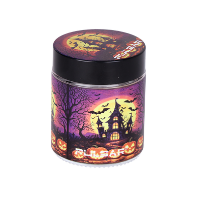 Pulsar Design Series Smoker's Kit | Haunted House | Glass Storage Jar
