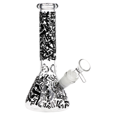 Pulsar Design Series Smoker's Kit | Logo Camo | Beaker Bong Front View