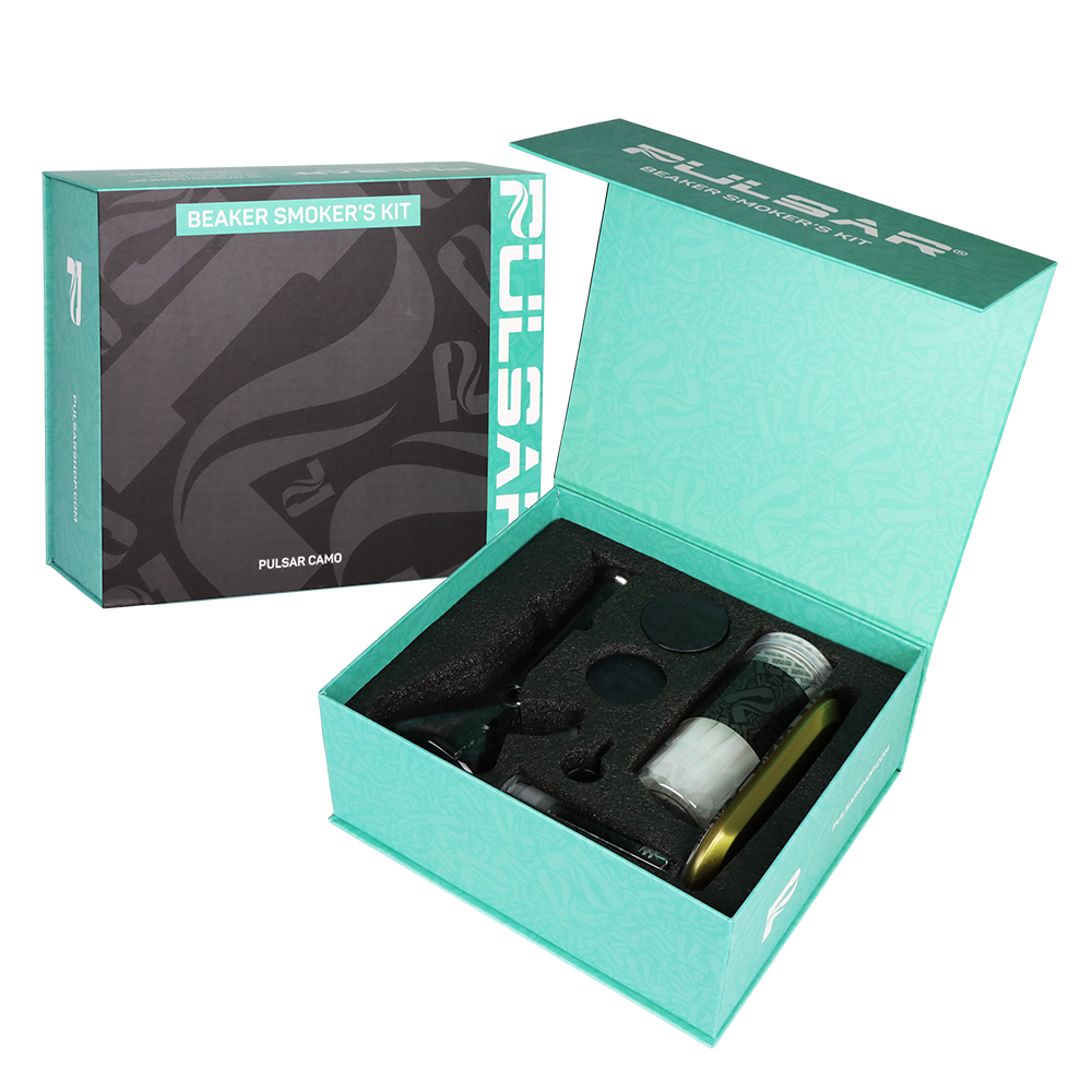 Pulsar Design Series Smoker's Kit | Logo Camo | Gift Box Packaging
