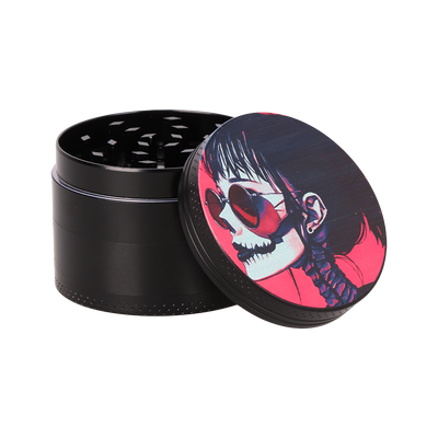 Pulsar Design Series Smoker's Kit | Sakura Skulls | 4 Piece Grinder