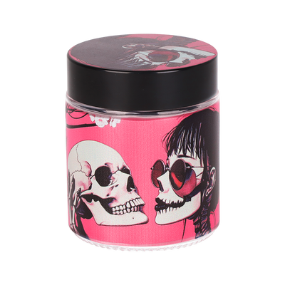 Pulsar Design Series Smoker's Kit | Sakura Skulls | Glass Stash Jar