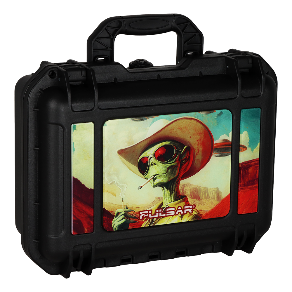 Pulsar Design Series Smoker's Travel Kit 2.0 | Cowboy Alien | Travel Case